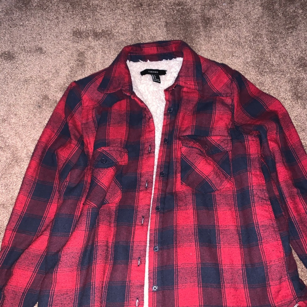 Sherpa lined Flannel